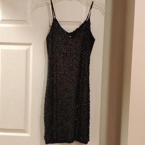 Black dress w/sequins by eight sixty
